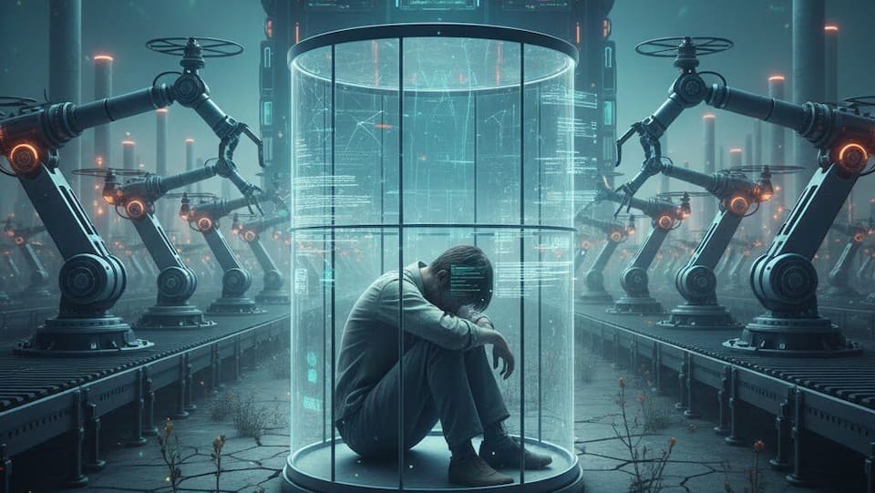 automation trap - editorial illustration for Automation Trap