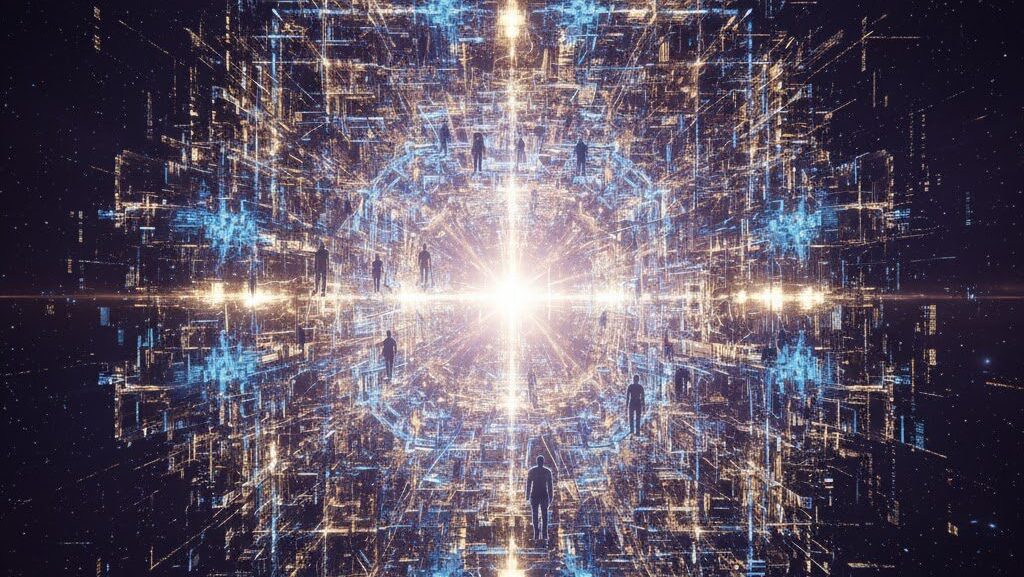 post-labor economy - editorial illustration for Post-Labor Economy