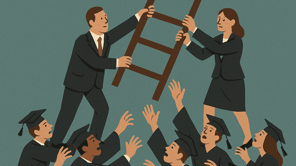 systemic barriers - editorial illustration for Systemic Barriers