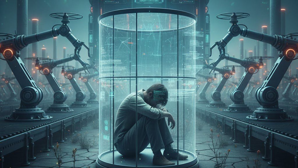 automation trap - editorial illustration for Automation Trap