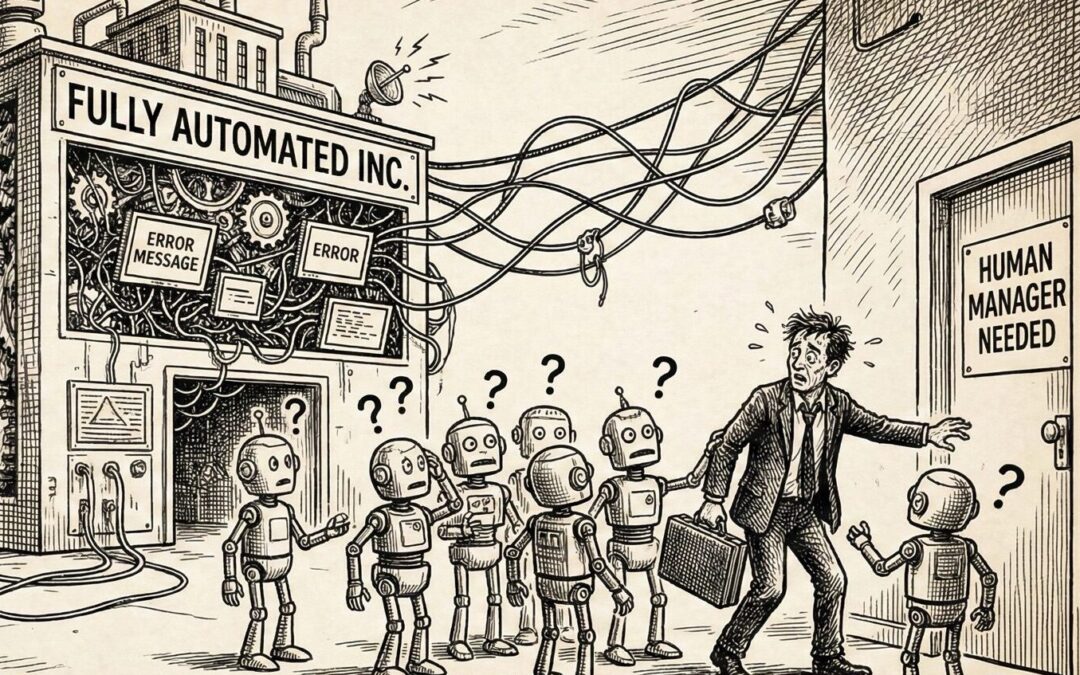 The Human-Free Firm: Why Full Automation Hits a Wall