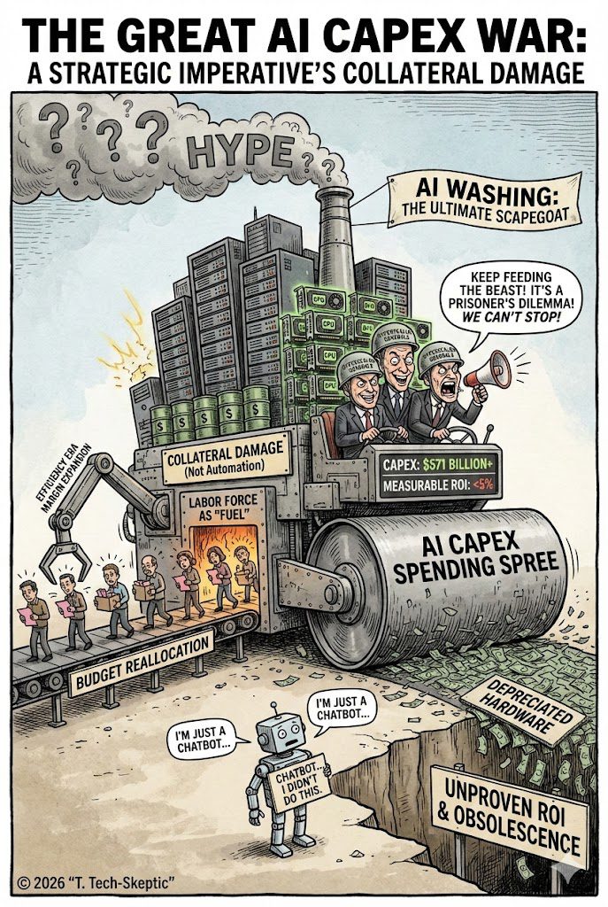 ai capex - editorial illustration for AI Capex